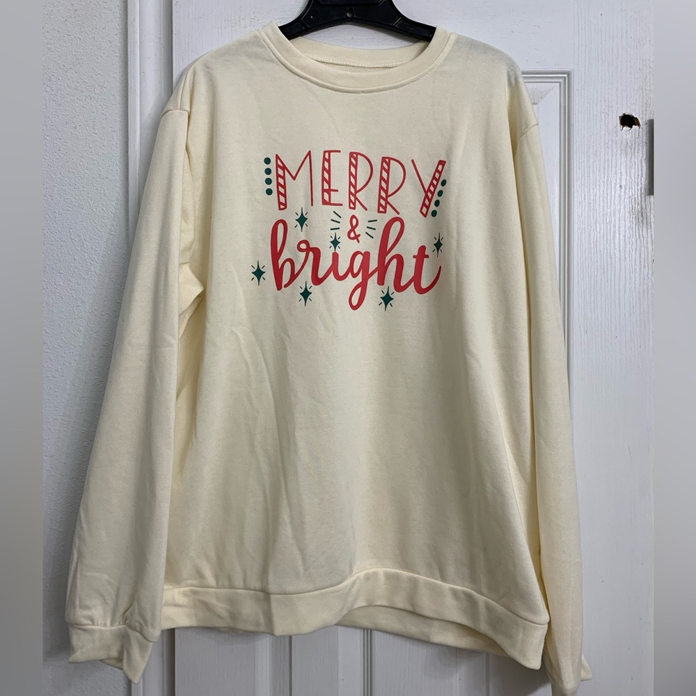 NWOT Holiday Sweatshirt XXL
